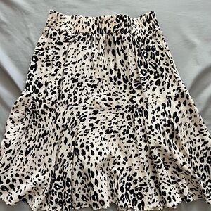Leopard Print Women's Skirt